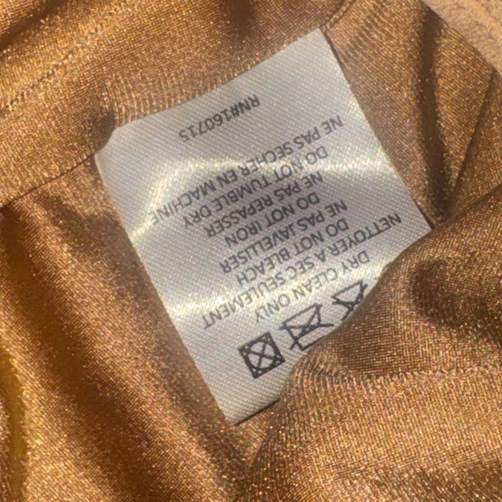 NWT women’s RETROFETE gold sequin CELESTIA mini SKIRT size medium - Picture 10 of 10